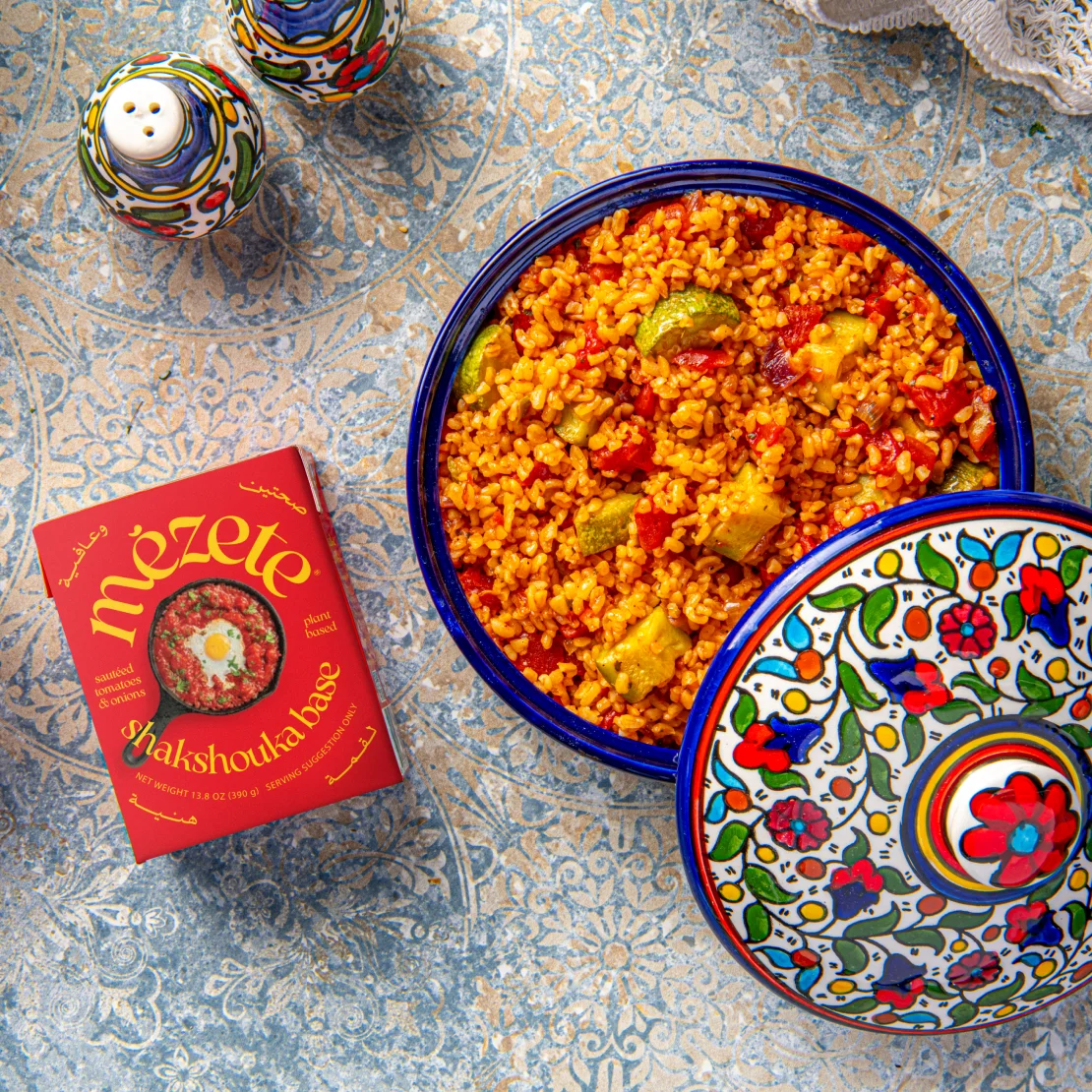 Bulgur with Shakshouka